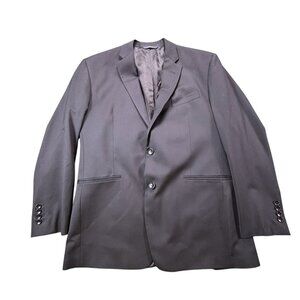 Brooks Brothers Milano Blazer 44R Estrato Black Slim Wool Suit Jacket Sport Coat
